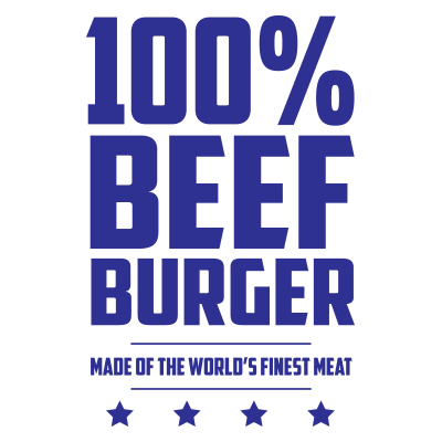 100% Beef Burger 100% Beef Burger